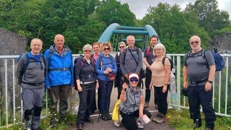 Claremont Rambling Club enjoyed a trip to the Rob Roy Way