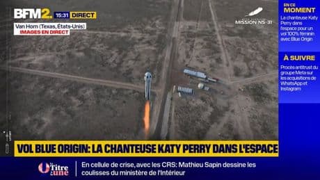 Le vol spatial entièrement féminin avec Katy Perry a décollé