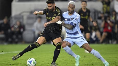 Foot : Giroud marque son troisième but de la saison en MLS avec Los Angeles