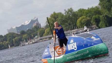 Extremsport: 6.000 Kilometer: Auf dem Pad­dle­board über den Atlantik