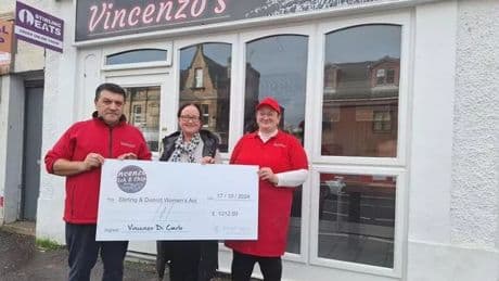 Stirling chippie's two day fundraiser for domestic abuse charity is dedicated to Women's Aid worker