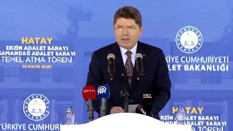 Erzin ve Samandağ Adalet Saraylarının temeli atıldı