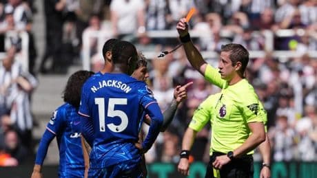 The games Chelsea striker Nicolas Jackson will miss as Enzo Maresca reacts to red card