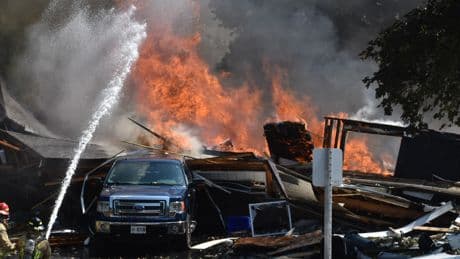 Man critically injured as house in Barrie leveled in fiery explosion