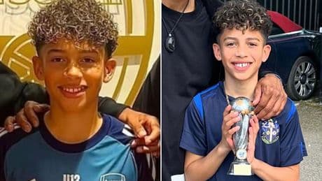 British boxing legend's son joins ARSENAL as he takes next step in dream of 'becoming the world's best footballer'