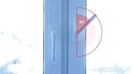 Fenster-Trick für warme Tage ideal: Eine Stellung des Griffs sollten Sie testen