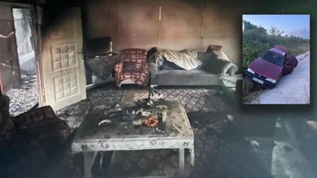 Sevgilisiyle yaşadığı evi yaktı, otomobille kaçarken kaza yaptı