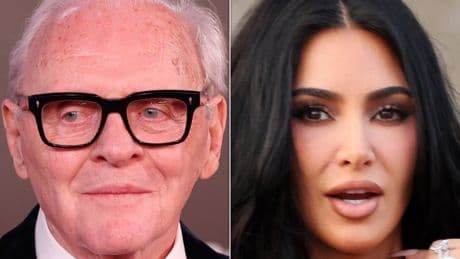 Anthony Hopkins Just Made Kim Kardashian's Viral Chinstrap 10 Times More Weird