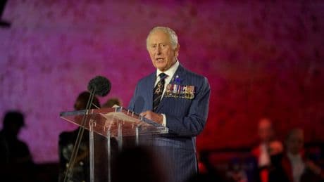 King Charles echoes grandfather’s historic VE Day speech on 80th anniversary