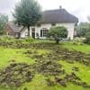 Als Steven ’s ochtends uit zijn raam kijkt, is zijn tuin een ravage: ‘Ze hebben alles omgeploegd’