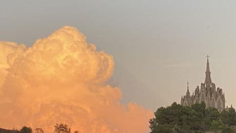 La gran nube del santuario de Montserrat de Montferri