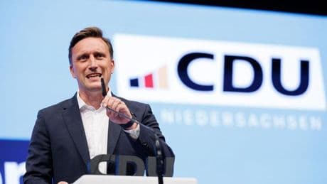 Landesparteitag: 95 Prozent: Lechner als CDU-Chef in Niedersachsen bestätigt