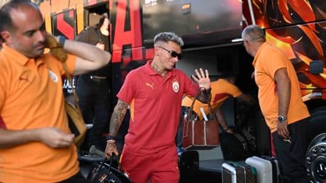 Galatasaray kafilesi Gaziantep'e ulaştı
