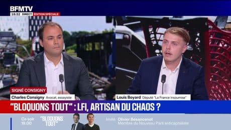 10 septembre: "On l'a toujours dit, nous ne sommes pas pour des actions violentes", affirme Louis Boyard (LFI)