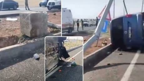 Batman'da can pazarı! Araç elektrik direğine çarptı; 2 ölü, 4 yaralı