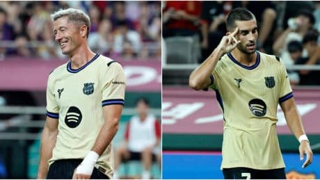 Lewandowski y Ferran Torres avivan el duelo por el gol