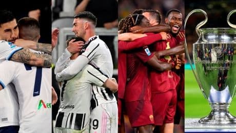 Champions, volata Juve-Roma-Lazio: gli scenari e la doppia certezza!