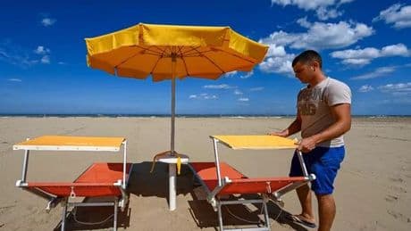 Ghost beaches appear as high prices put sunseekers off EU country’s seaside