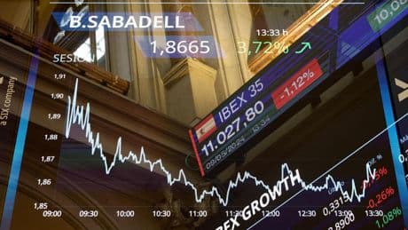 Los bancos ya pesan más del 35% en un Ibex 35 que alcanza máximos previos a la caída de Lehman Brothers