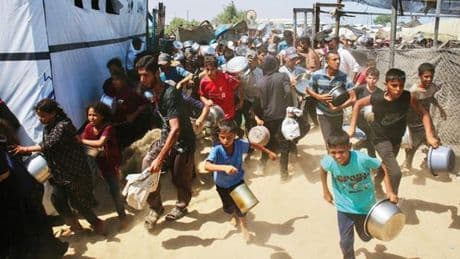İsrail’den katliam üstüne katliam: Gazze 43 derece, aç, susuz, evsiz