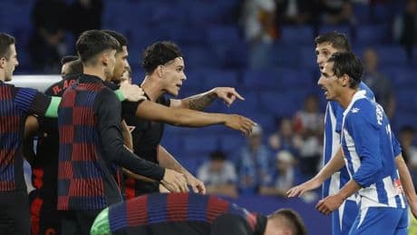 Soto Grado no recoge en su acta nada de lo ocurrido al final del derbi
