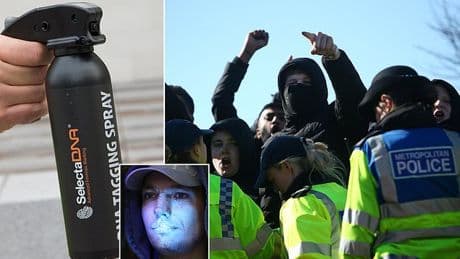 Major football supporters' group condemn plans by police to use invisible DNA tagging spray to mark hooligans in bid to trace offenders