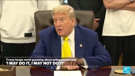 'I may do it, I may not': Trump weighs US involvement in Israel-Iran war