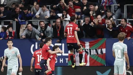 LaLiga denuncia cánticos ofensivos contra el Atlético, en El Sadar