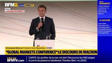 Droits de douane américains: "Ce n'est pas la bonne approche", dénonce Emmanuel Macron