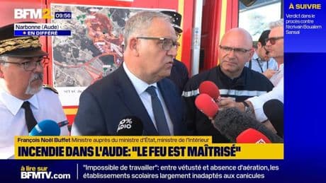 Incendies : "9 feux sur 10 sont d'origine humaine", précise François-Noël Buffet