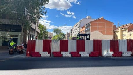 Las calles Palos de la Frontera y Delicias reabren al tráfico al concluir otra fase de la L11 en Arganzuela