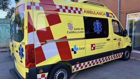 Herida una niña de 10 años tras un accidente entre vehículos en Gumiel de Izán