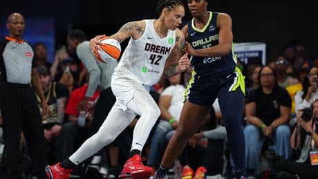 Brittney Griner walks away from on-court interview to berate refs in wild moment: ‘Be f–king better’