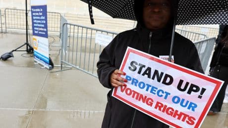 Supreme Court keeps a pause for now on a ruling that weakens the Voting Rights Act
