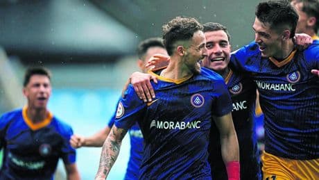 El Andorra le gana al Nàstic, el Celta Fortuna supera a Osasuna y empate entre Unionistas y Sestao