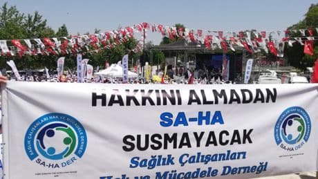 SAHADER: Sağlık emekçilerinin gelirleri enflasyona yenik düştü