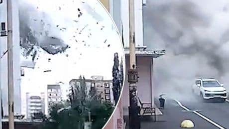 Enorme gasexplosie in Russisch flatgebouw