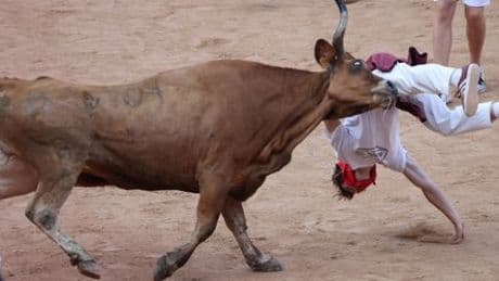 Sanfermín-Fest: Viele Verletzte bei Stierhatz in Pamplona