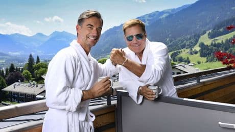 Silbereisen und Bohlen im BILD-Gespräch - Titanen-Treffen im Bademantel
