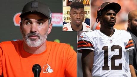 Browns coach Kevin Stefanski shoots down Shedeur Sanders 'conspiracy' as Robert Griffin III blasts 'toxic' situation