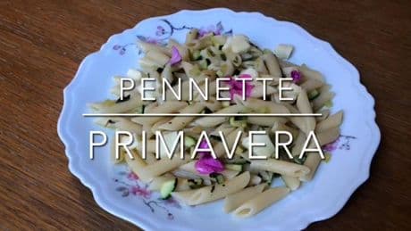 La ricetta video: pennette primavera