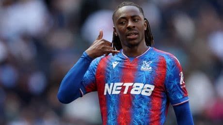 What did Eberechi Eze's call me celebration mean after scoring against Tottenham?