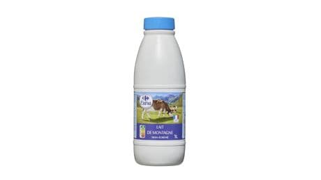 Des packs de lait en apparence «caillé» rappelés par Carrefour