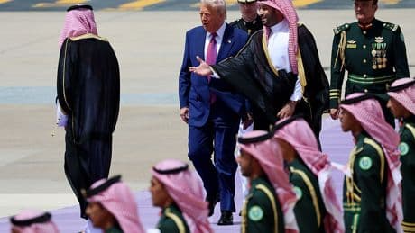 Trump Gets Lavish Welcome in First Stop of Middle East Tour