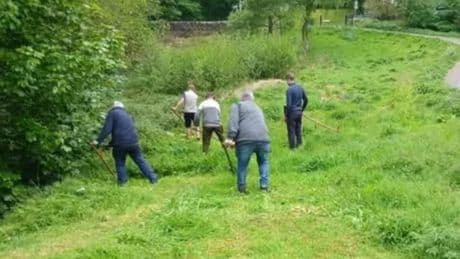 Mixed response PKC's 'environmentally-friendly alternative' to grass-cutting - using medieval scythes