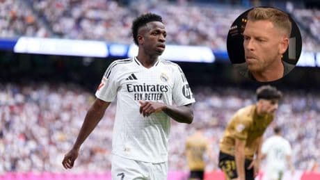 Jota Jordi, tajante con el rendimiento de Vinicius Junior: "Si llevara el escudo de mi equipo, estaría muy enfadado"