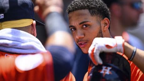 Astros shortstop Jeremy Pena out of lineup a day after getting hit in the ribs by a pitch