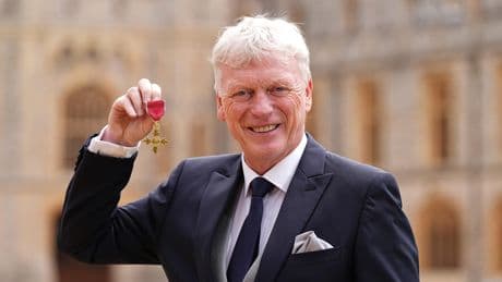 Everton manager David Moyes learned of OBE at grandson’s nativity play