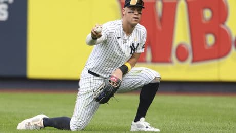 Yankees’ Aaron Judge still impacted by injury during second game back in outfield