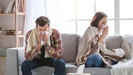 NHS issues 'stay at home' alert as reports of virus 'higher than normal'